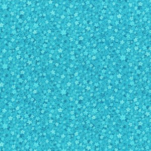 3220-001 FIRST FLOWERS-TURQUOISE