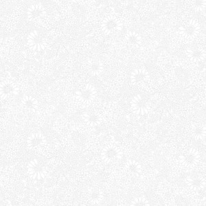 3317-001 Linework Floral - White Glove