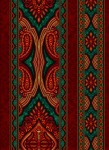 3578-005 Border- Red Green