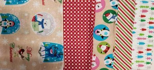 Snow Globes Fat Quarters 5 pieces