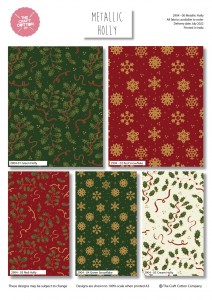 Holly Metallic 22 - Christmas