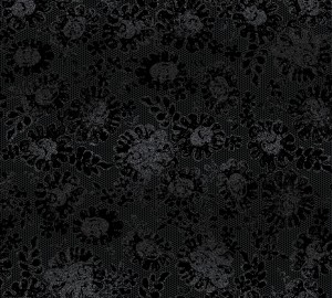 3481-001 Lustrous Lace-radiant black