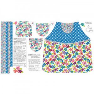 MT-VA2081-7 Child _ Doll Apron Blue