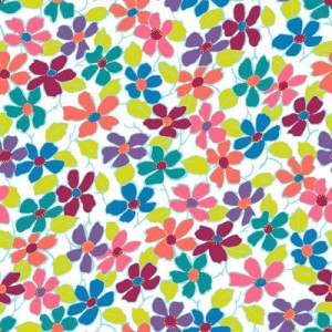 MT-VA2082-2 Lg Floral White