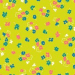 MT-VA2084-28 Little Floral Chartreuse